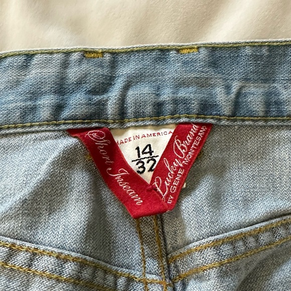 🍀VINTAGE Lucky Brand Easy Rider Button Fly size 32 Short🍀 - Picture 7 of 11